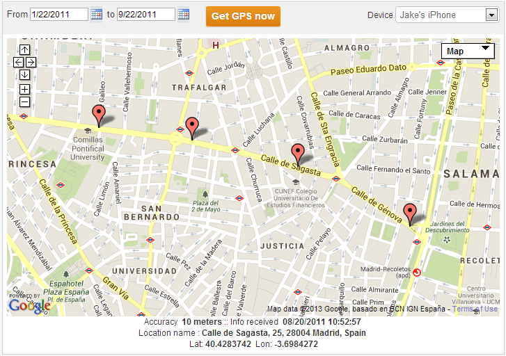 Free GPS Tracker: How to track a cell phone location