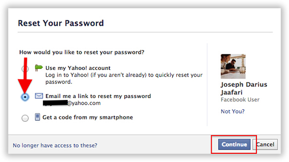 Method 2: Using Facebook's "Forgot Password" Feature
