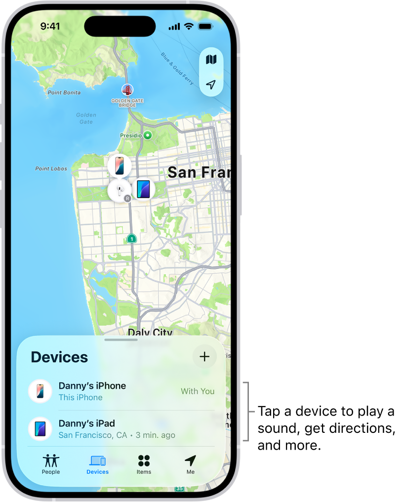 User checking iCloud Find My interface to locate a powered‑off iPhone